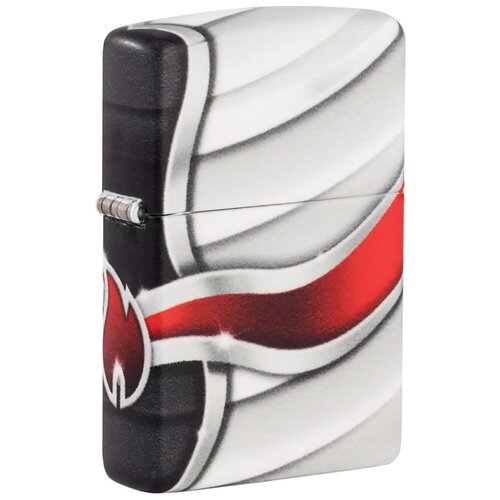    ZIPPO 49357 Flame Design   White Matte - , 381357 ,  6210