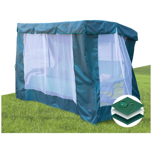 Тент-шатер Fler для качелей Торнадо (223х133х170 см.) зеленый, цена 4590р