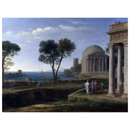         (Landscape with Aeneas at Delos)   40. x 30.,  1220