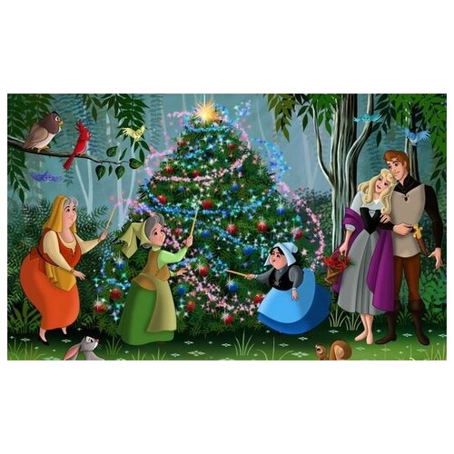        (Fairies and Christmas tree) 49. x 30.,  1420