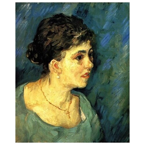        (Portrait of Woman in Blue)    30. x 37.,  1190