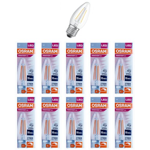    Osram Parathom DIM CL B FIL 40 4,8W/827 E27 .,  938 Osram