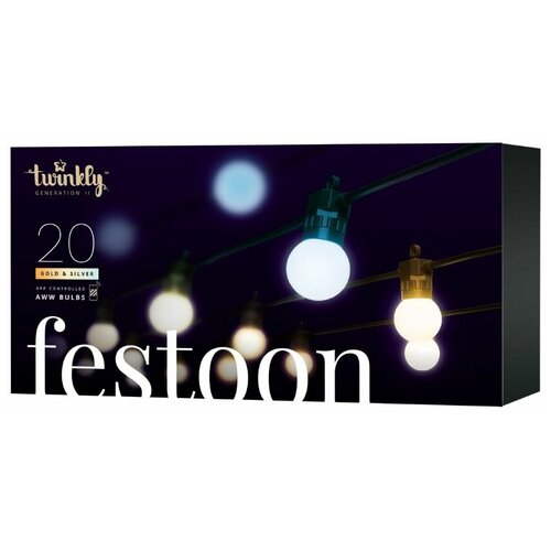  LED   Twinkly Festoon - 20 . (10 ) AWW + BT + Wi-Fi (TWF020GOP-BEU),  11990
