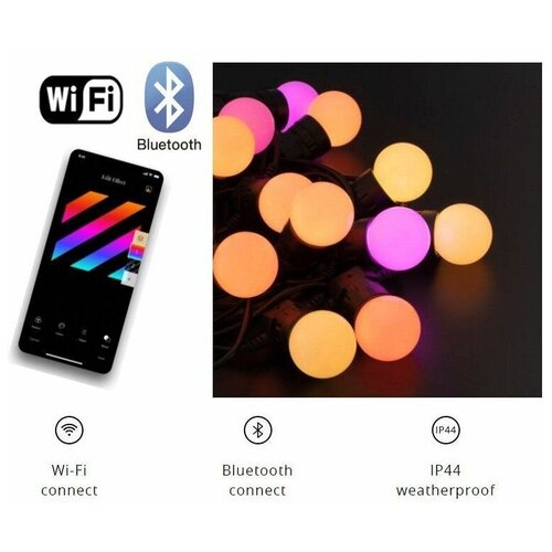  LED   Twinkly Festoon - 20 . (10 ) RGB + BT + Wi-Fi (TWF020STP-BEU),  11490