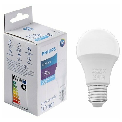   Philips Ecohome Bulb 865, E27, 13 , 6500 , 1250 , ,  448