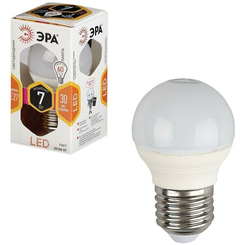 ����� ������������ ���, 7 (60) ��, ������ E27, ���, ������ ����� ����, 30000 �., LED smdP45-7w-827-E27, ���� 145�