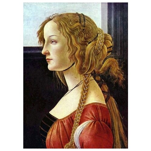      (Portrait of the Simonetta Vespucci)   50. x 70.,  2540