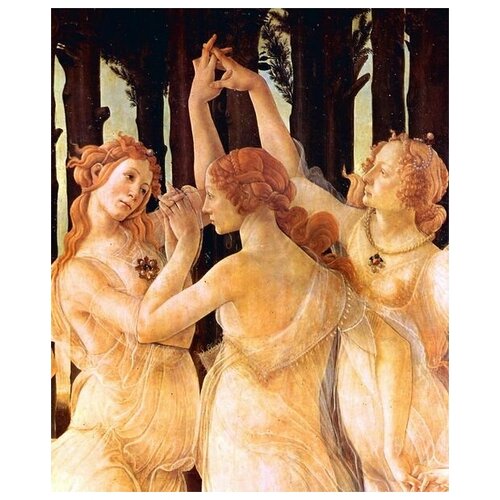      (  ) (Spring Primavera (detail Three Graces))   50. x 61.,  2300