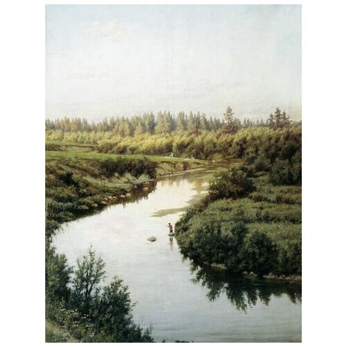       (Landscape with River) 3   40. x 53.,  1800
