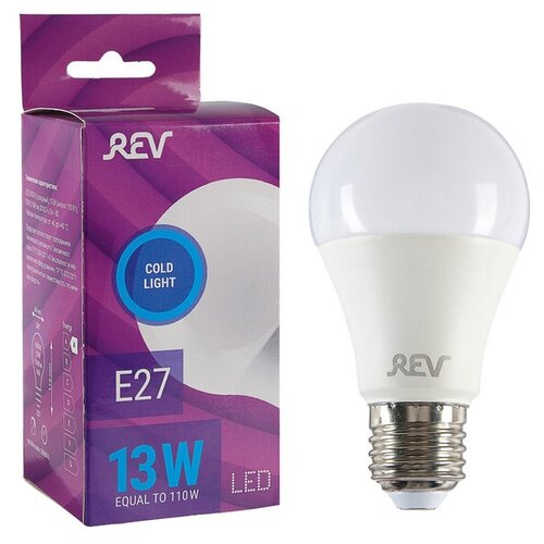   REV LED, 27, A60, 13 , 6500 K,  ,  262