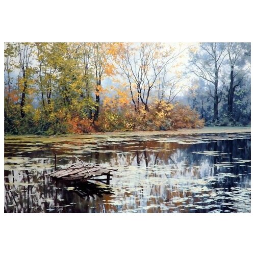       (A pond in the woods) 5 72. x 50.,  2590