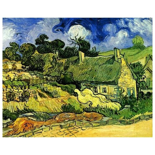        (Thatched Cottages at Cordeville)    50. x 40.,  1710