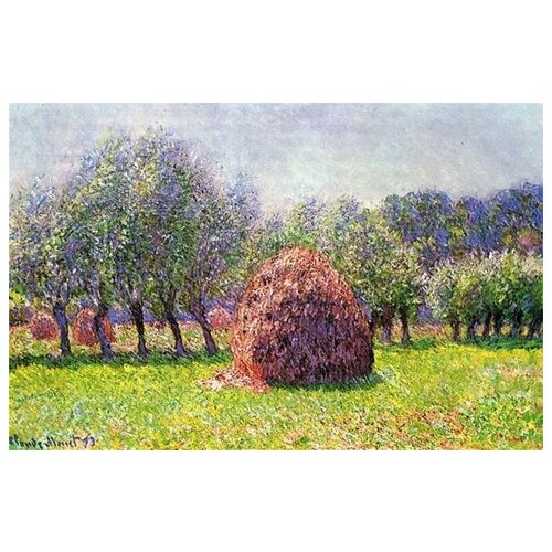       (Heap of Hay in the Field)   46. x 30.,  1350