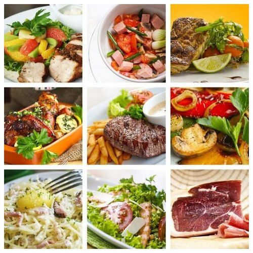      (Meat dishes) 30. x 30.,  1000