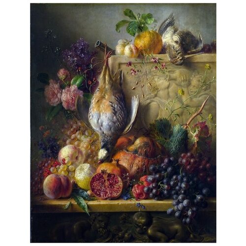    ,    (Fruit, flowers and game)      30. x 39.,  1210