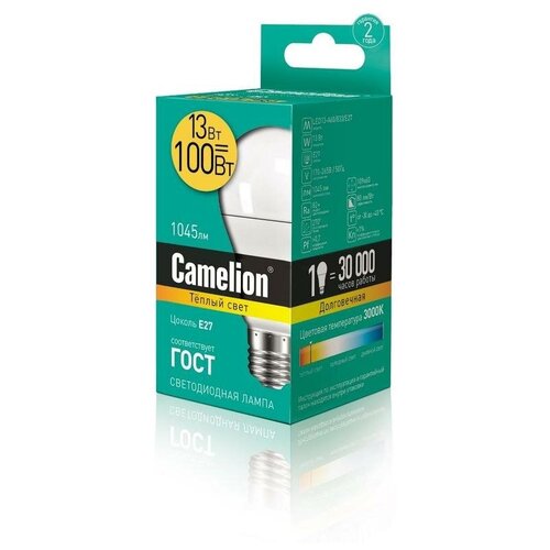   LED13-A60/830/E27 13  3000 . . E27 1045 220-240 Camelion 12045 (4.),  994