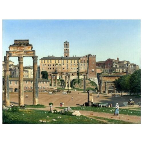         ( View of the Forum in Rome)    66. x 50.,  2420