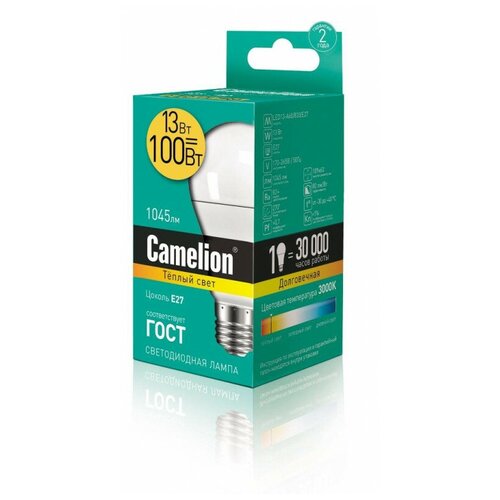   LED13-A60/830/E27 13  3000 . . E27 1045 220-240 Camelion 12045 (2. .),  697