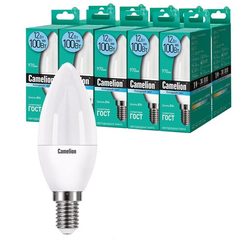   10   Camelion LED12-C35/845/E14,  1670