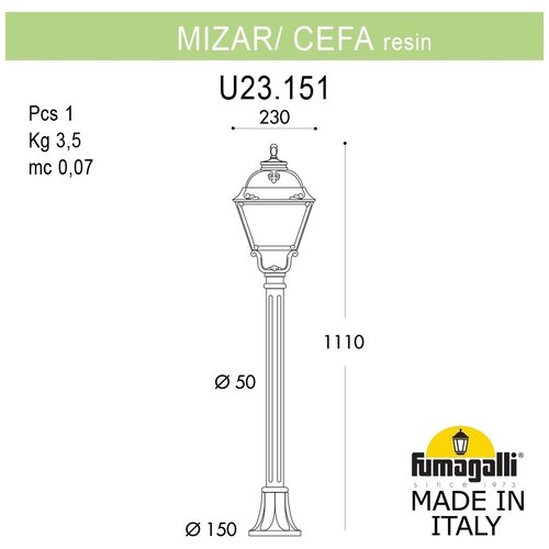  Fumagalli Cefa U23.151.000.VXF1R,  11783