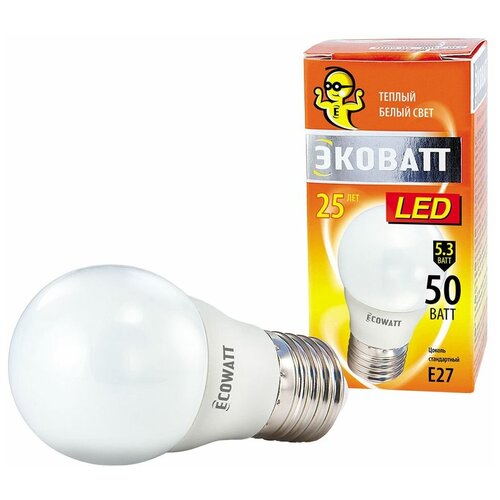  ECOWATT  /. P45 230 5.3W 2700K E14     4606400419808,  320 Ecowatt