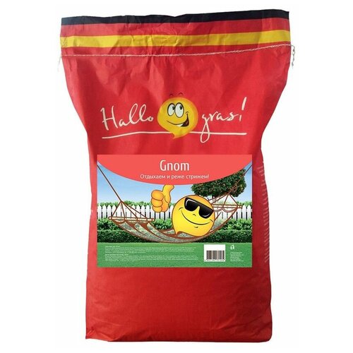 ГазонCity Семена газонной травы Hello Grass, Gnom Gras, 10 кг, цена 13020р