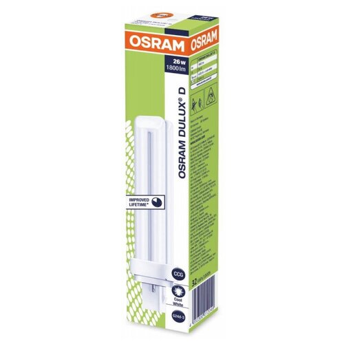     OSRAM CFL DULUX D 26W/840 G24D-3 2 .,  249