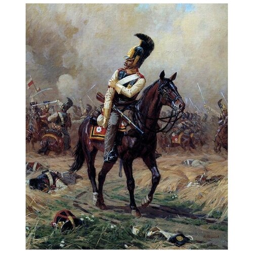      (Wounded Guardsman)   30. x 37.,  1190