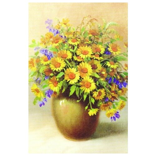       (Flowers in a vase) 11   30. x 46.,  1350