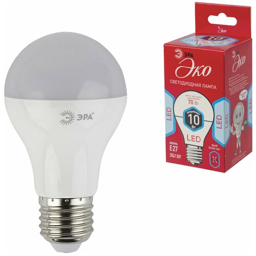   , 10 (70) ,  E27, ,   , 25000 ., LED smdA60-10w-840-E27ECO (  5 ),  621