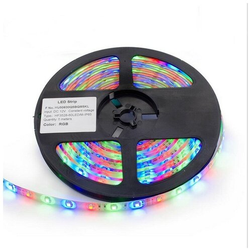 ������������ ����� SMD 3528-60LED-RGB-IP65 12 ����� 5�. - ���� ��������:RGB, ���� 2300�