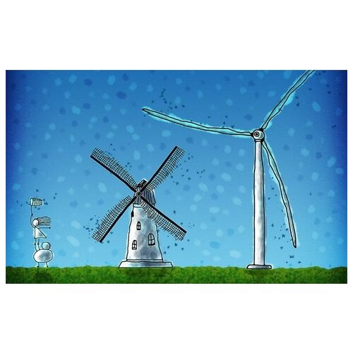      (Windmills) 3 48. x 30.,  1410