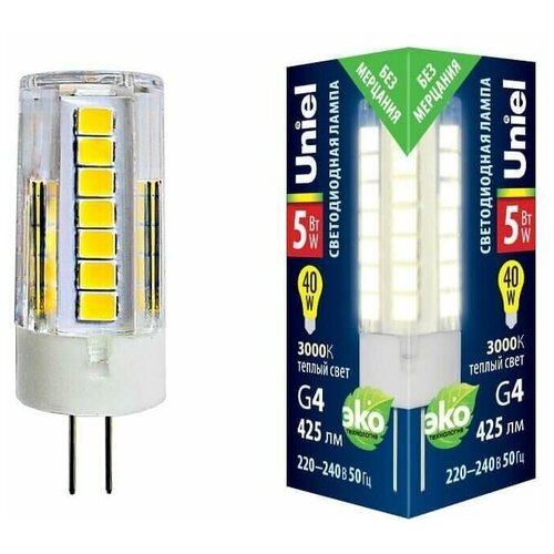   Led-jc-220/5w/3000k/g4/cl Glz09tr .    (3000). .,  567