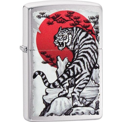    ZIPPO 29889 Asian Tiger   Brushed Chrome -  ,  3919