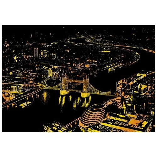 Скретч-картина Raduga Bright City London 30x40 см, цена 627р