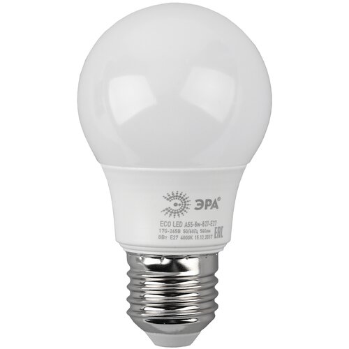  ECO LED A55-8W-827-E27 (, , 8, , E27),  57