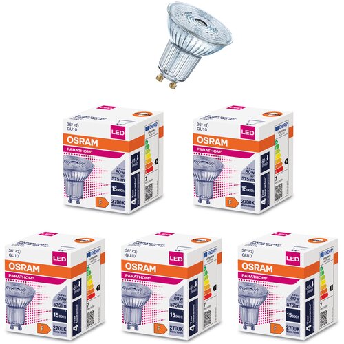   Osram  PAR16 GU10 6,9 220  36 575 2700  ,  5,  3535