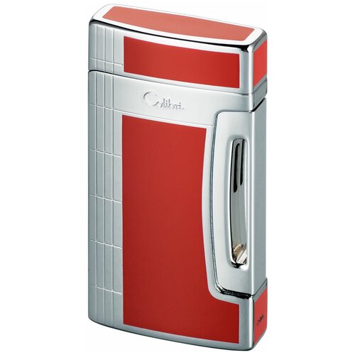   Colibri OF LONDON Flint Jet Red Lacquer & Silver,  9050