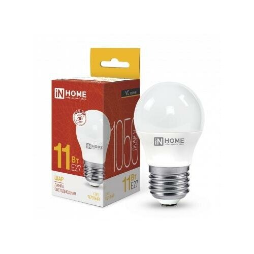 ����� ������������ LED-���-VC 11�� ��� 3000� ����. ���. E27 1050�� 230� IN HOME 4690612020600, ���� 109�