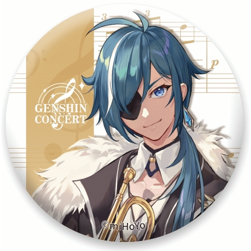  Genshin Impact   Genshin Concert Melodies of an Endless Journey Can Badge Kaeya 6974096537075,  249