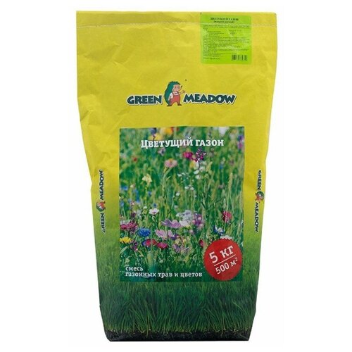 Семена газона GREEN MEADOW Цветущий (мавританский) газон 5 кг, цена 5681р