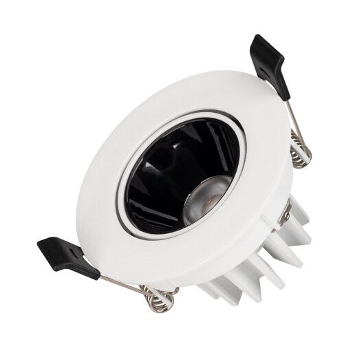  MS-FORECAST-BUILT-TURN-R82-8W Warm3000 (WH-BK, 32 deg, 230V) (Arlight, IP20 , 5 ),  4177