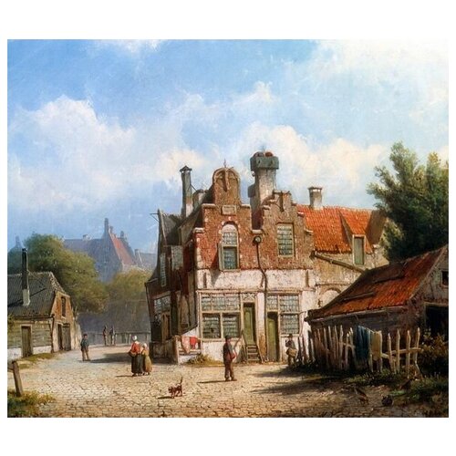      (A Dutch Town Scene)   47. x 40.,  1640