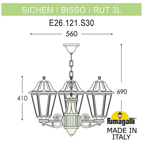    Fumagalli Rut E26.120.S30.VXF1R,  30381