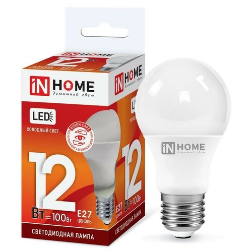    LED-A60-VC 12 230 E27 6500 1080 IN HOME 4690612020259,  126 IN HOME