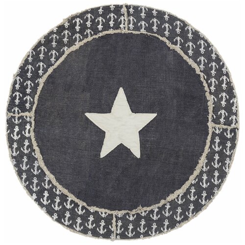    1,5  1,5   , , ,  JC International JHC-25 round blue-white anchors and star ,  7320