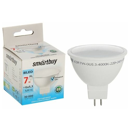  c Smartbuy, GU5.3, 7 , 4000 ,   ,  256