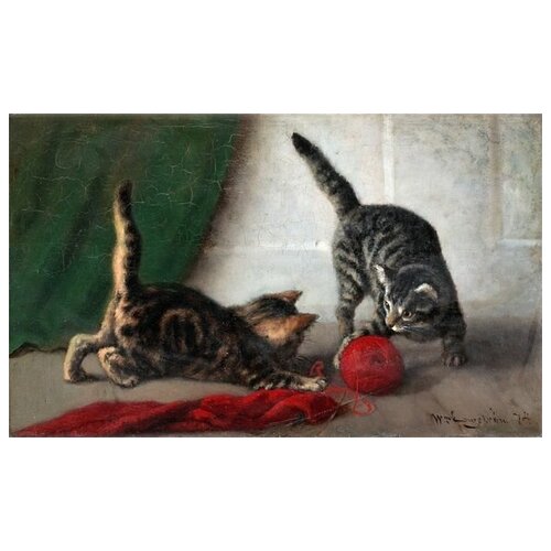       (Kitten with ball)   66. x 40.,  2120