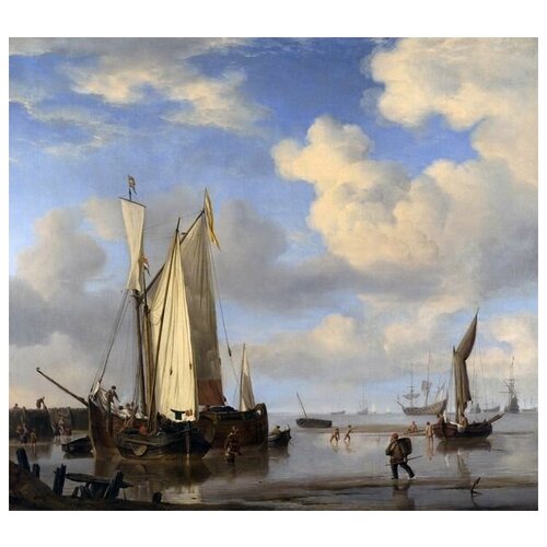           (Dutch Vessels Inshore and Men Bathing)      67. x 60.,  2810