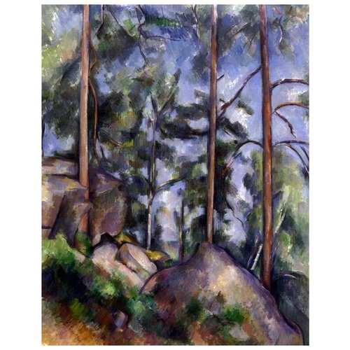       (Pines and Rocks)   30. x 38.,  1200